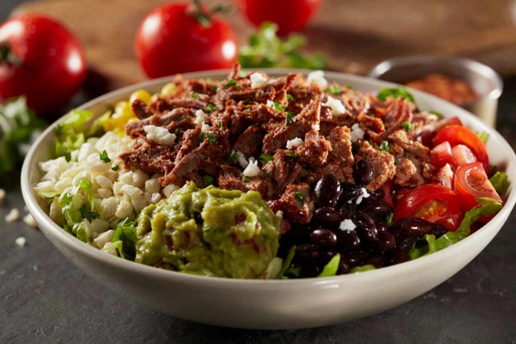 Image of Brisket Burrito Bowl made with Truly Simple Smokehouse Chipotle Beef Brisket