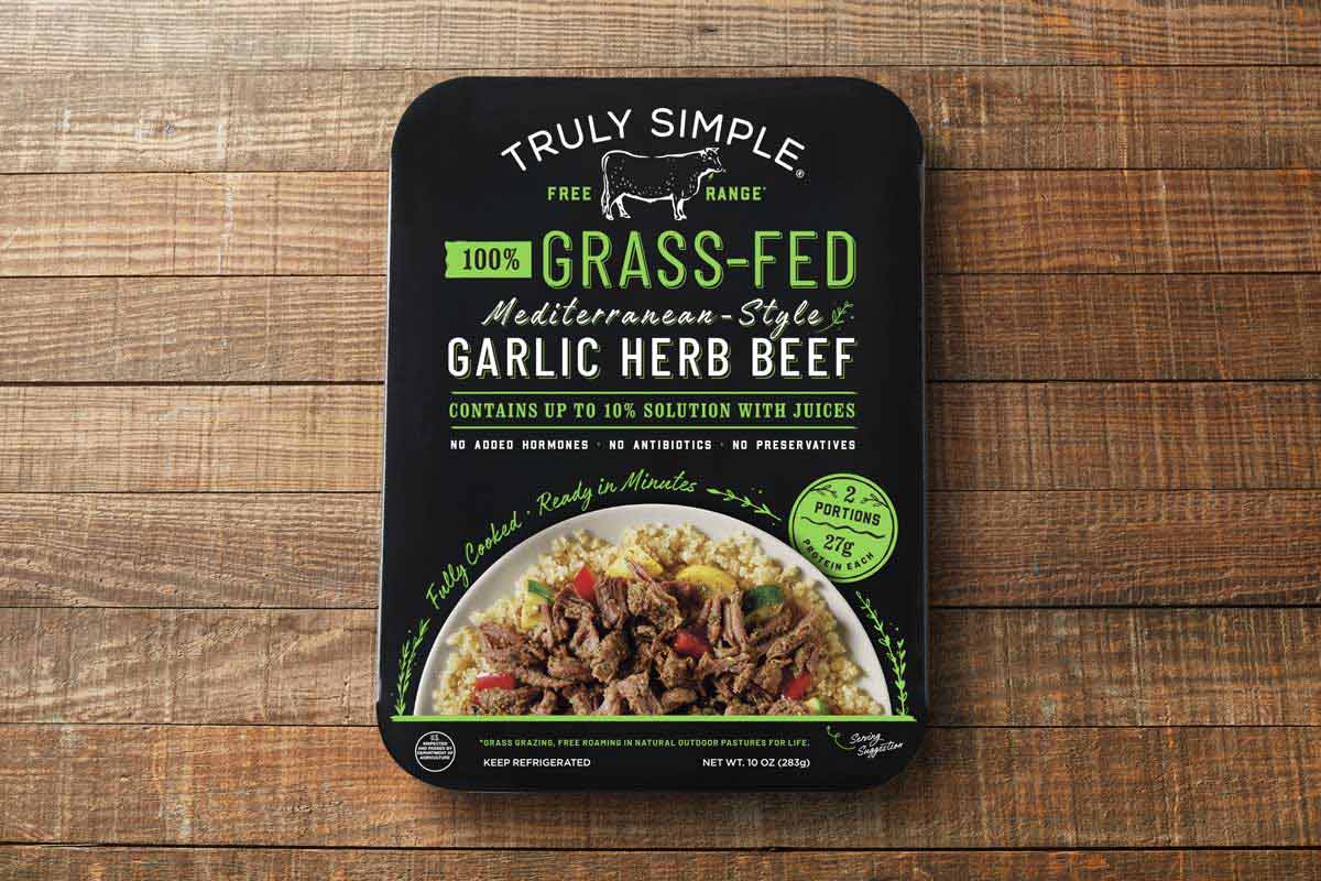 Product shot of Truly Simple Mediterranean Style Garlic Herb Beef